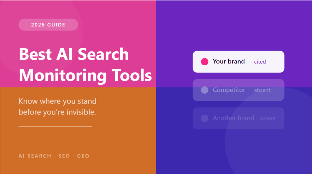 Best AI Search Monitoring Tools