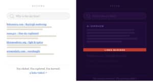 Before vs. after AI search