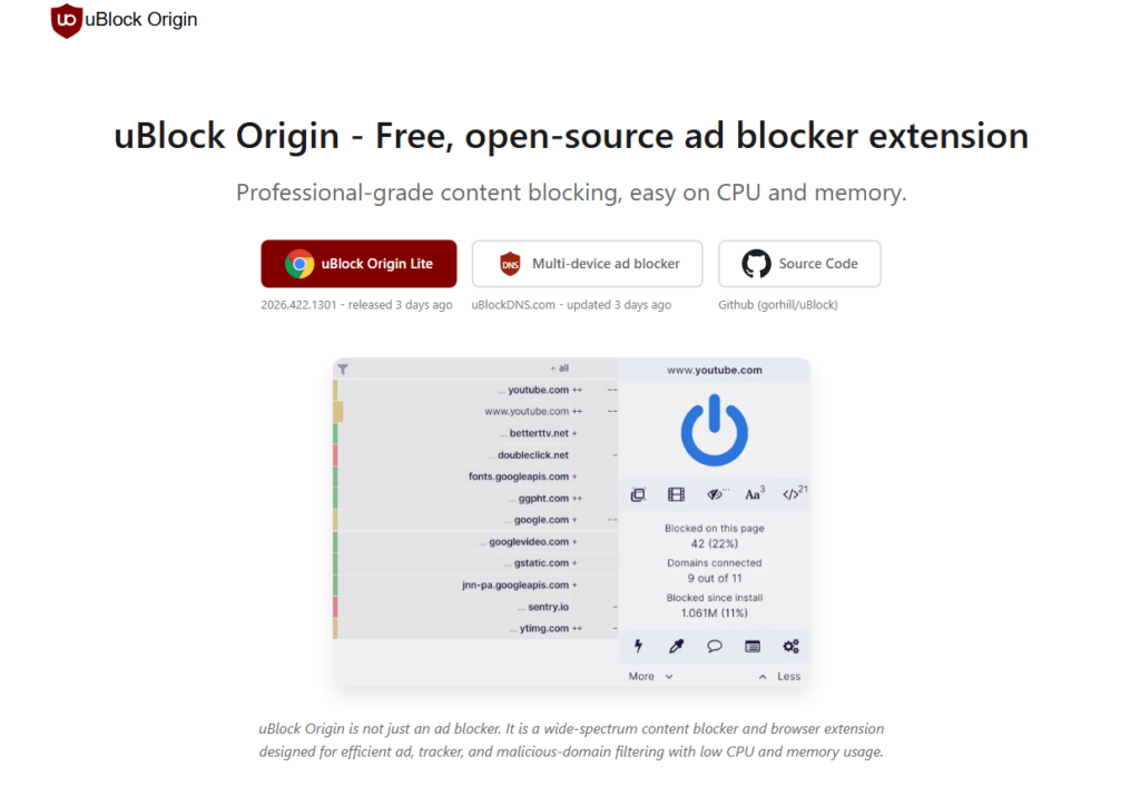 ublock origin