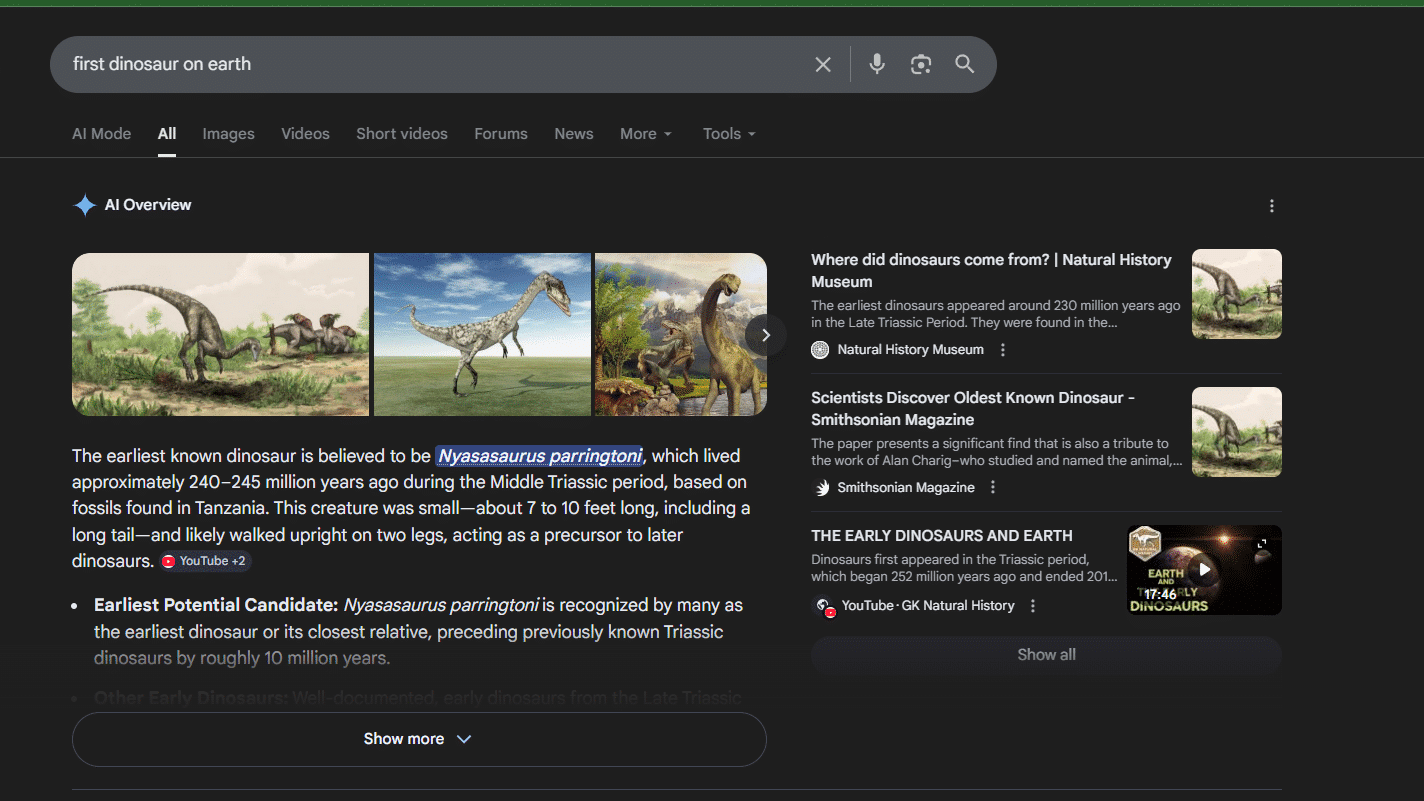 The modern AI Overview: A curated answer that leaves little reason to click.