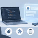 Developer reviewing AI-generated code during a real coding project