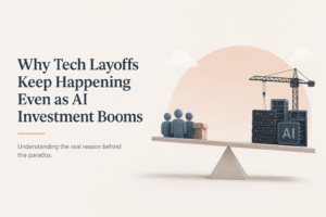tech layoffs happening with AI