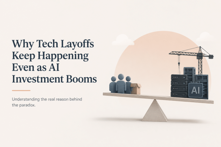 tech layoffs happening with AI