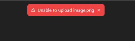 chatgpt unable to upload image error message unsupported file type